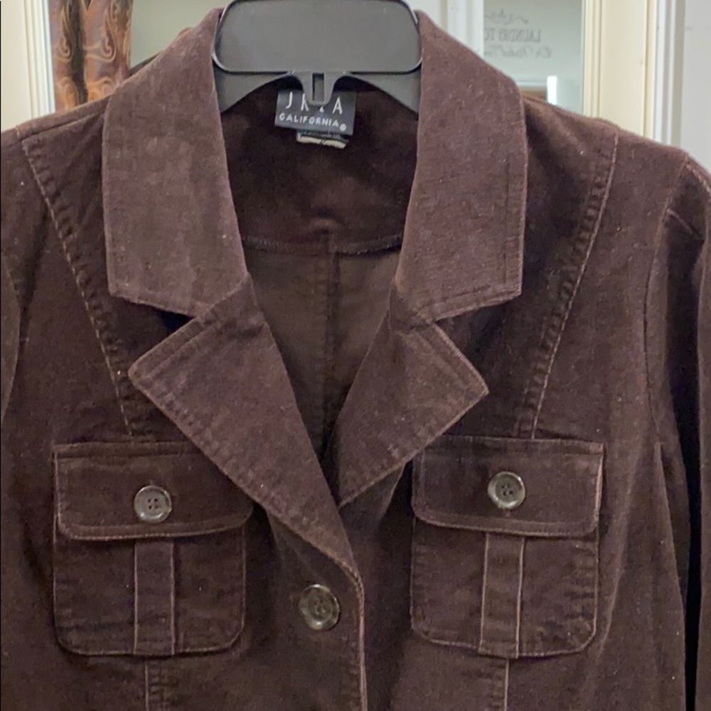 Brown corduroy jacket